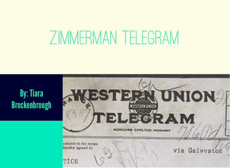 the zimmerman telegram