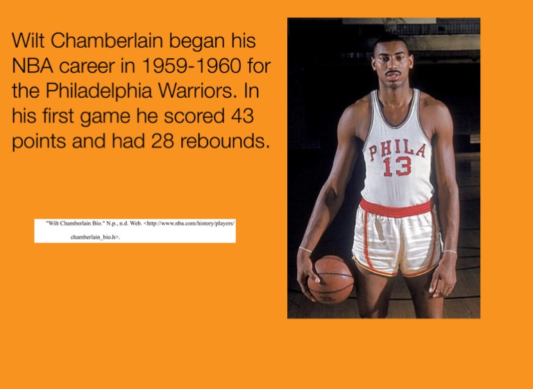 Lot Detail - Historic 1959-60 Wilt Chamberlain Philadelphia