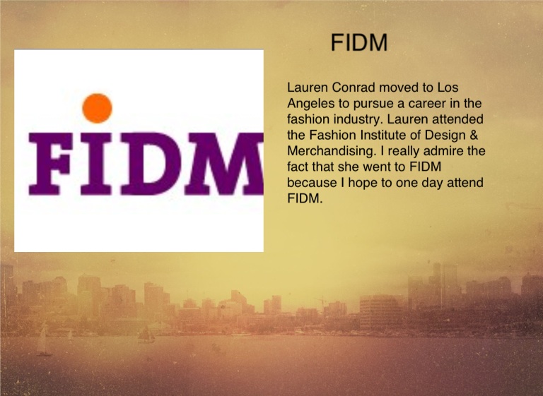 Celebrating 12 Years Since Lauren Conrad Enrolled at FIDM