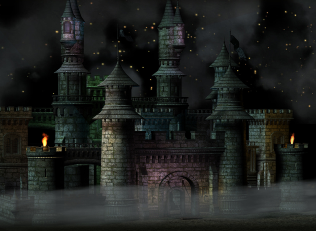 Город черных сказок. Волшебный замок. Замок ведьм. Волшебный темный замок. Волшебный замок мрачный.