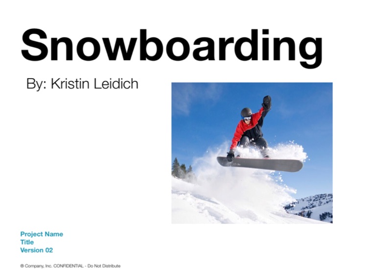 Benefits of snowboarding Screen 6 on FlowVella Presentation