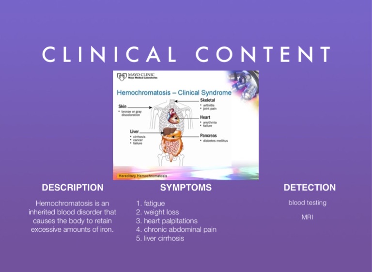 Hemochromatosis - Screen 2 on FlowVella - Presentation Software for Mac ...