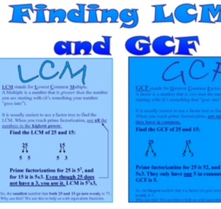 Math Teaching Multiples Prime Numbers Factors Gcf Lcm Screen 5 On Flowvella Presentation Software For Mac Ipad And Iphone