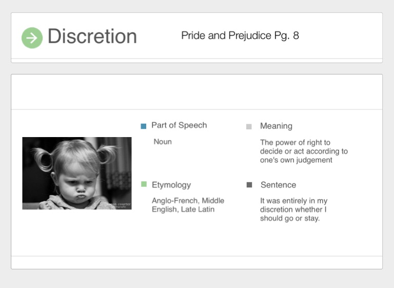 ELA Vocab - Screen 3 on FlowVella - Presentation Software for Mac iPad ...