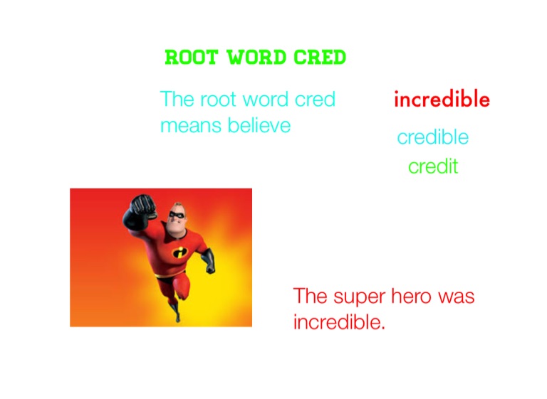 What does the root cred mean