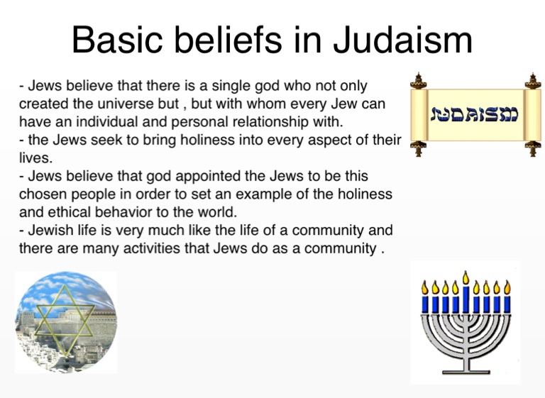 What Is The Central Beliefs Of Judaism And Christianity