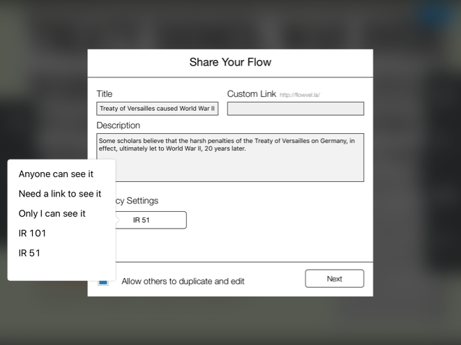 Flowvella Teacher Admin Tools Screen 7 On Flowvella Presentation