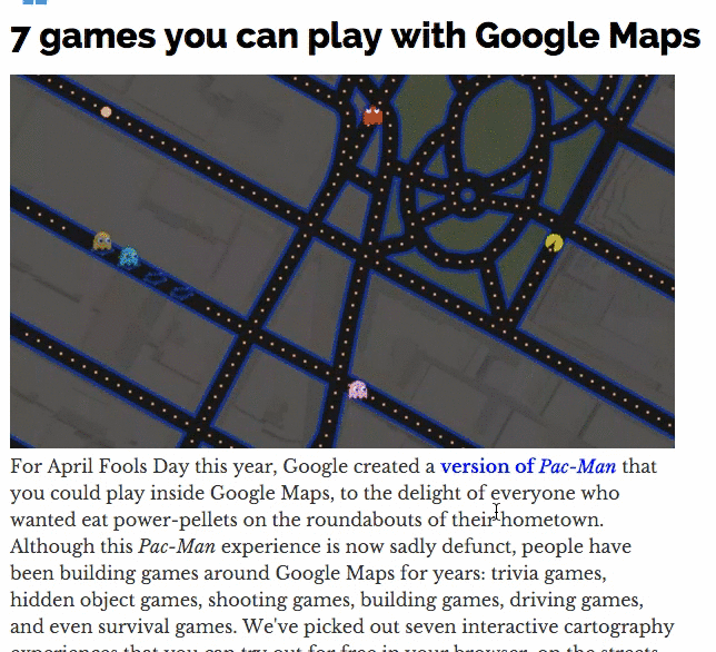 7 games you can play with Google Maps