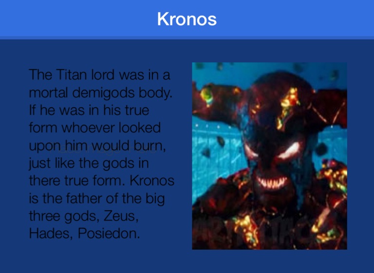 percy jackson kronos real form