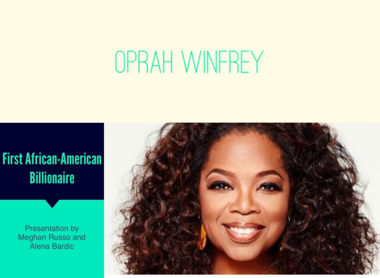 Oprah on FlowVella - Presentation Software for Mac iPad and iPhone