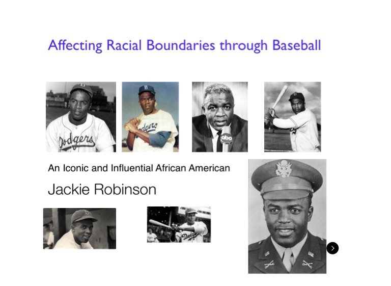 Jackie Robinson on FlowVella - Presentation Software for Mac iPad and iPhone