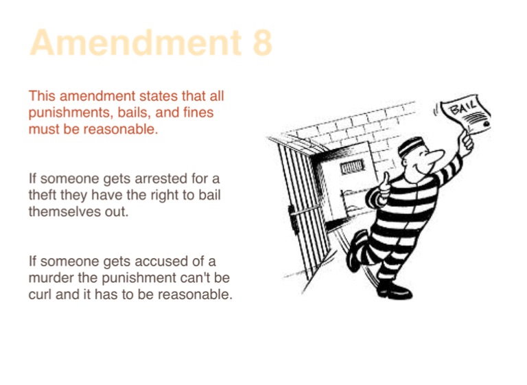 amendment 8 bail