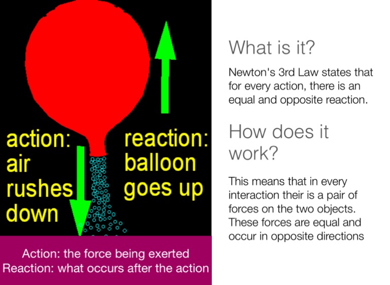 Newton's 3rd Law Screen 2 on FlowVella Presentation Software for