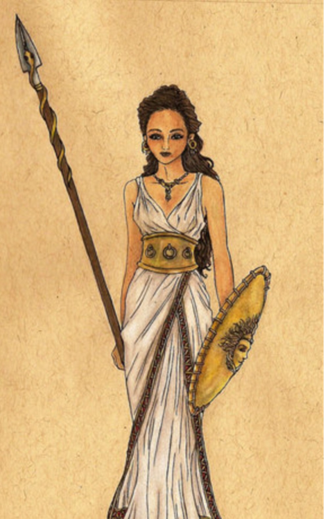 Athena Goddess Of Wisdom And War On Flowvella Presentation