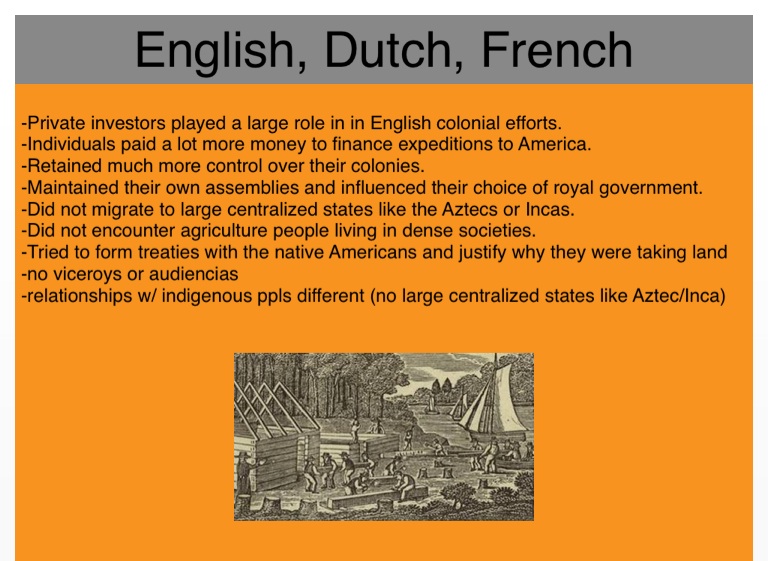 English, Dutch, and French Colonies vs. Spain & Portugal - Screen 2 on